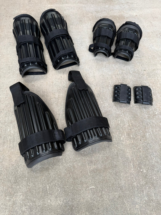 Ex Police Riot Guard Set Arms Thigh Leg & Foot Security Dog Handler Paintball Airsoft