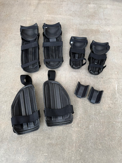 Ex Police Riot Guard Set Arms Thigh Leg & Foot Security Dog Handler Paintball Airsoft