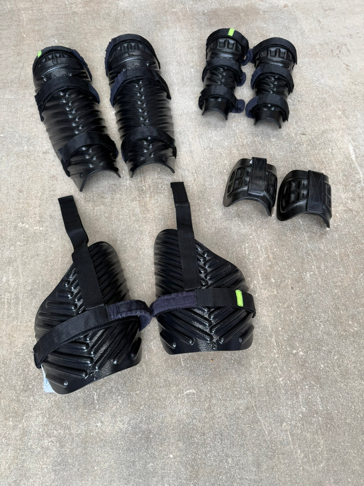 Ex Police Riot Guard Set Arms Thigh Leg & Foot Security Dog Handler Paintball Airsoft
