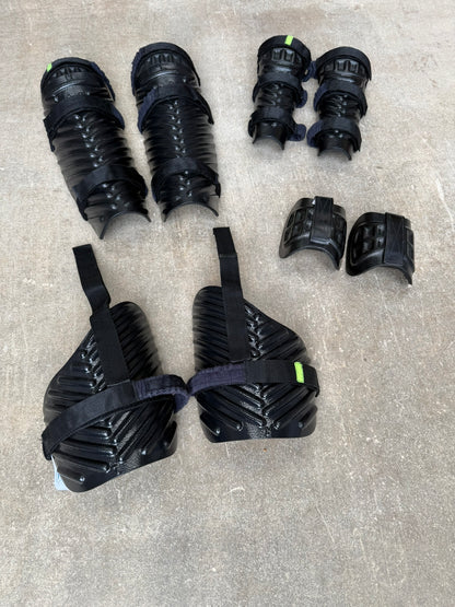 Ex Police Riot Guard Set Arms Thigh Leg & Foot Security Dog Handler Paintball Airsoft