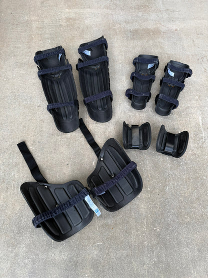 Ex Police Riot Guard Set Arms Thigh Leg & Foot Security Dog Handler Paintball Airsoft