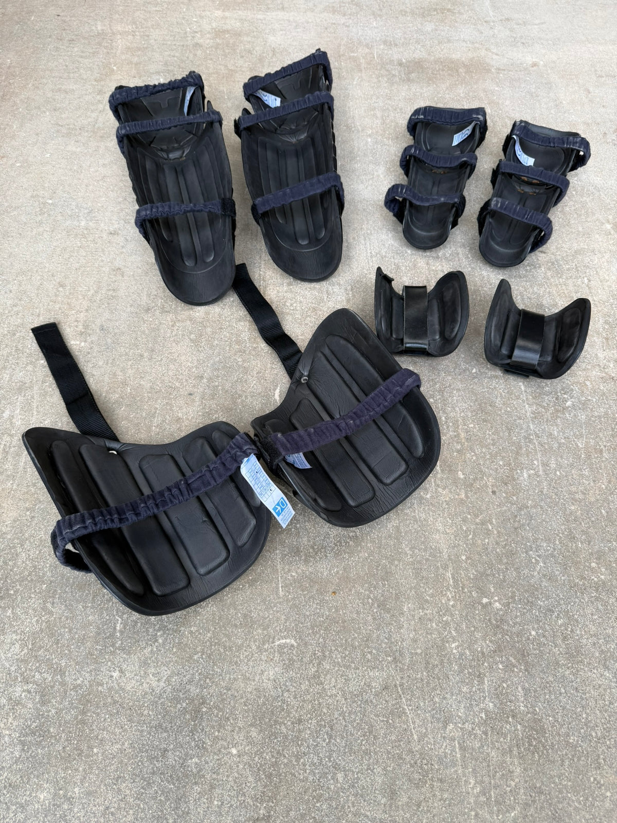 Ex Police Riot Guard Set Arms Thigh Leg & Foot Security Dog Handler Paintball Airsoft