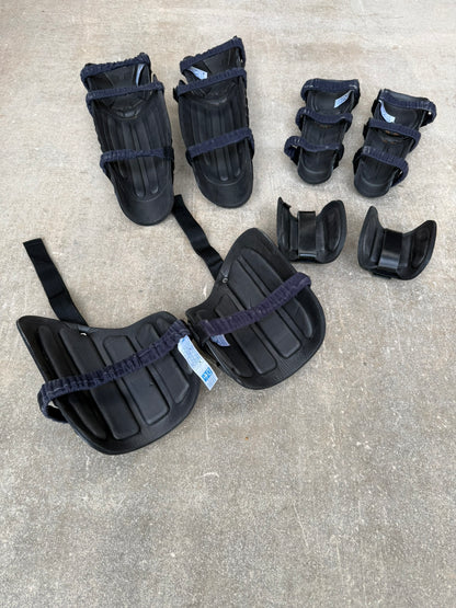 Ex Police Riot Guard Set Arms Thigh Leg & Foot Security Dog Handler Paintball Airsoft