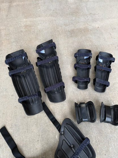 Ex Police Riot Guard Set Arms Thigh Leg & Foot Security Dog Handler Paintball Airsoft