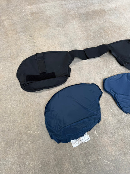 Ex Police Shoulder Body Armour With Panels Anti Stab & Ballistic HG2 / KR2 / SP2