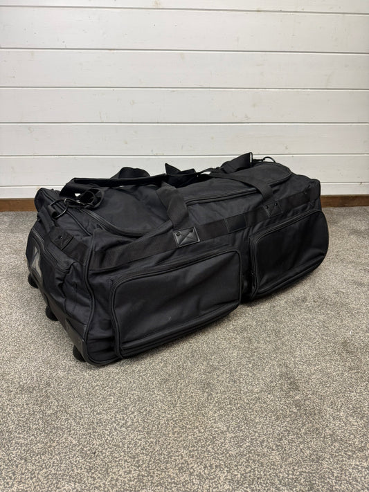 Ex Police Large Black Wheeled Holdall 100L Deployment Travel Kit Bag
