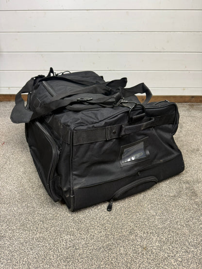 Ex Police Large Black Wheeled Holdall 100L Deployment Travel Kit Bag
