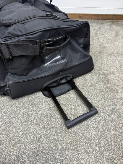 Ex Police Large Black Wheeled Holdall 100L Deployment Travel Kit Bag
