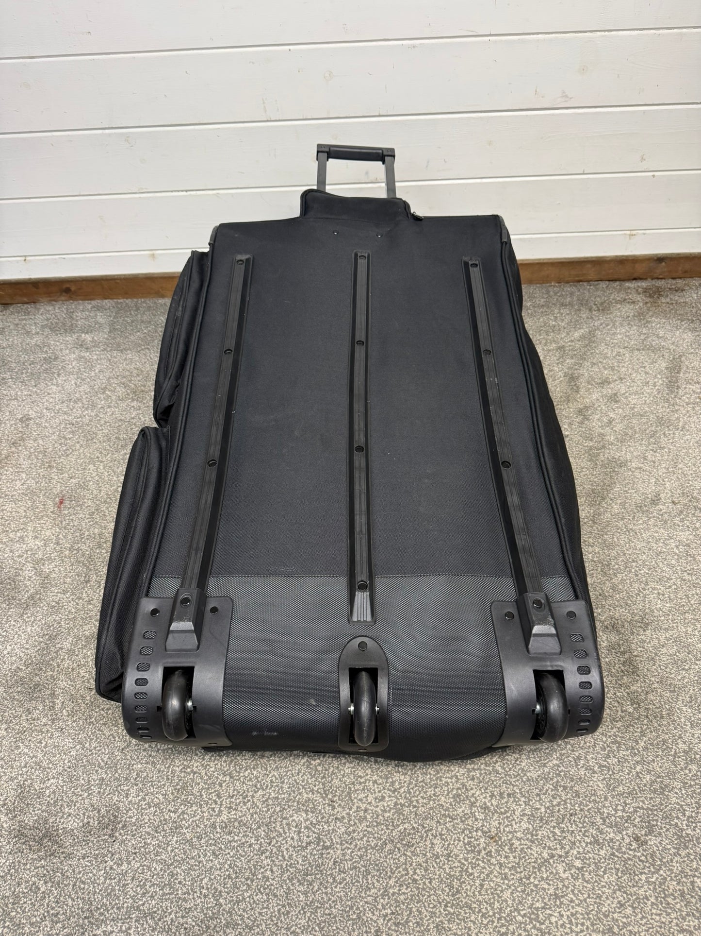 Ex Police Large Black Wheeled Holdall 100L Deployment Travel Kit Bag