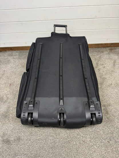 Ex Police Large Black Wheeled Holdall 100L Deployment Travel Kit Bag