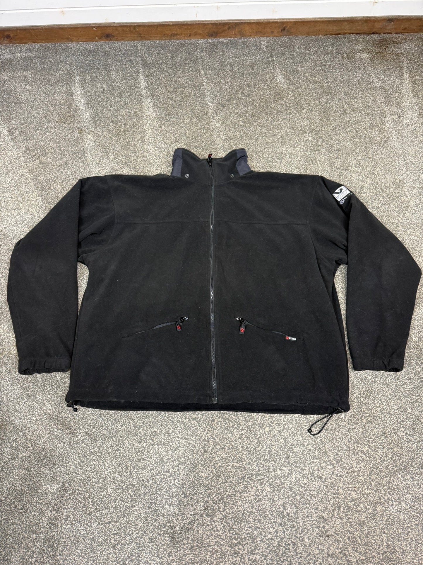 Ex Police Keela Neptune Black Fleece Windproof Waterproof - XXL