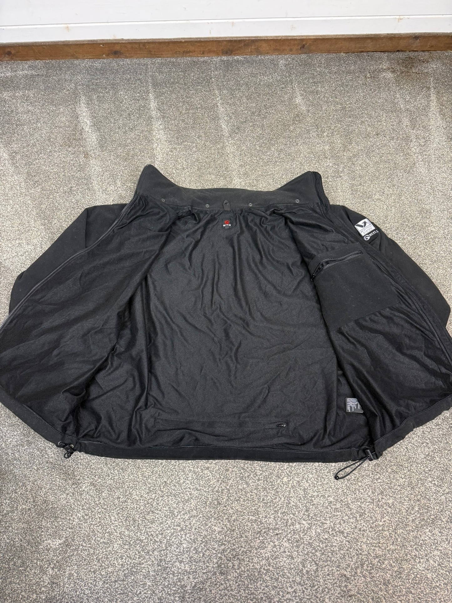 Ex Police Keela Neptune Black Fleece Windproof Waterproof - XXL