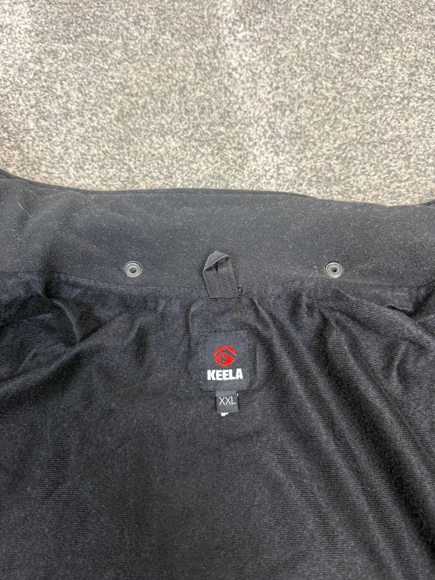 Ex Police Keela Neptune Black Fleece Windproof Waterproof - XXL
