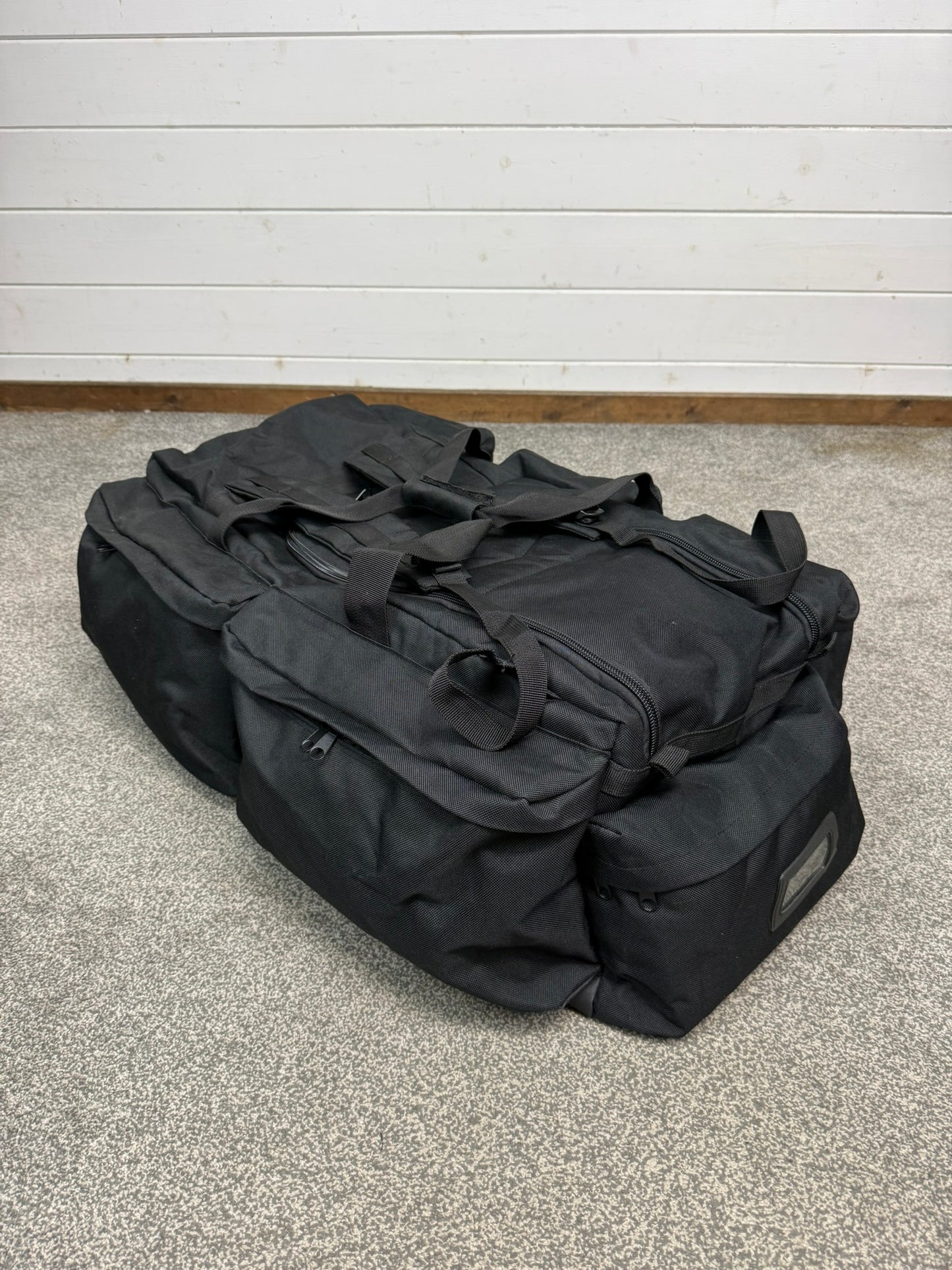 Ex Police Protec PSU Deployment Kit Bag Holdall Rucksack 100L Black Security Travel