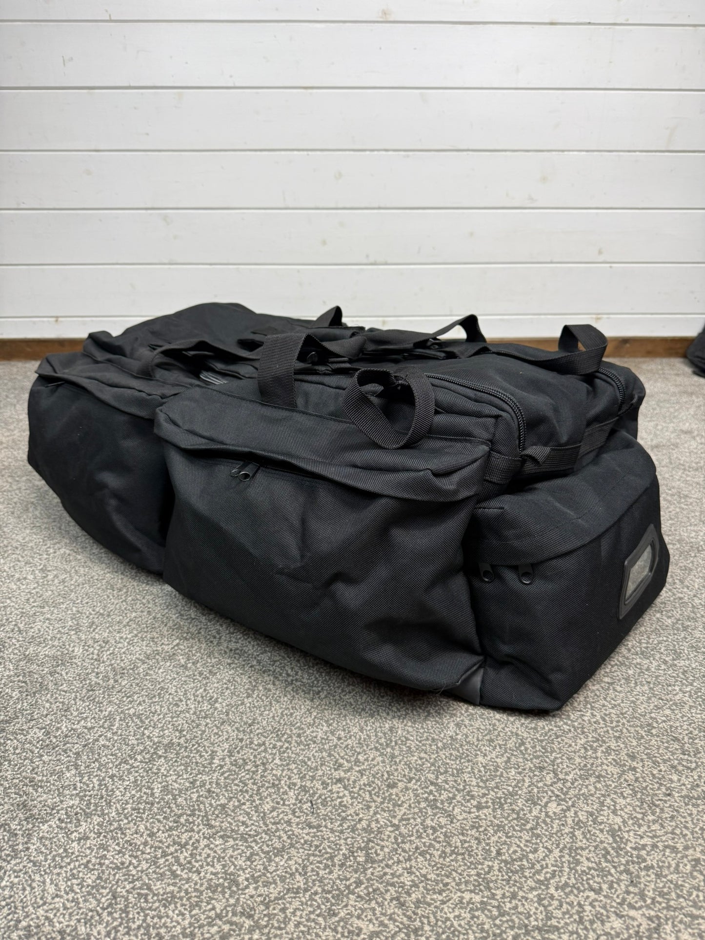 Ex Police Protec PSU Deployment Kit Bag Holdall Rucksack 100L Black Security Travel