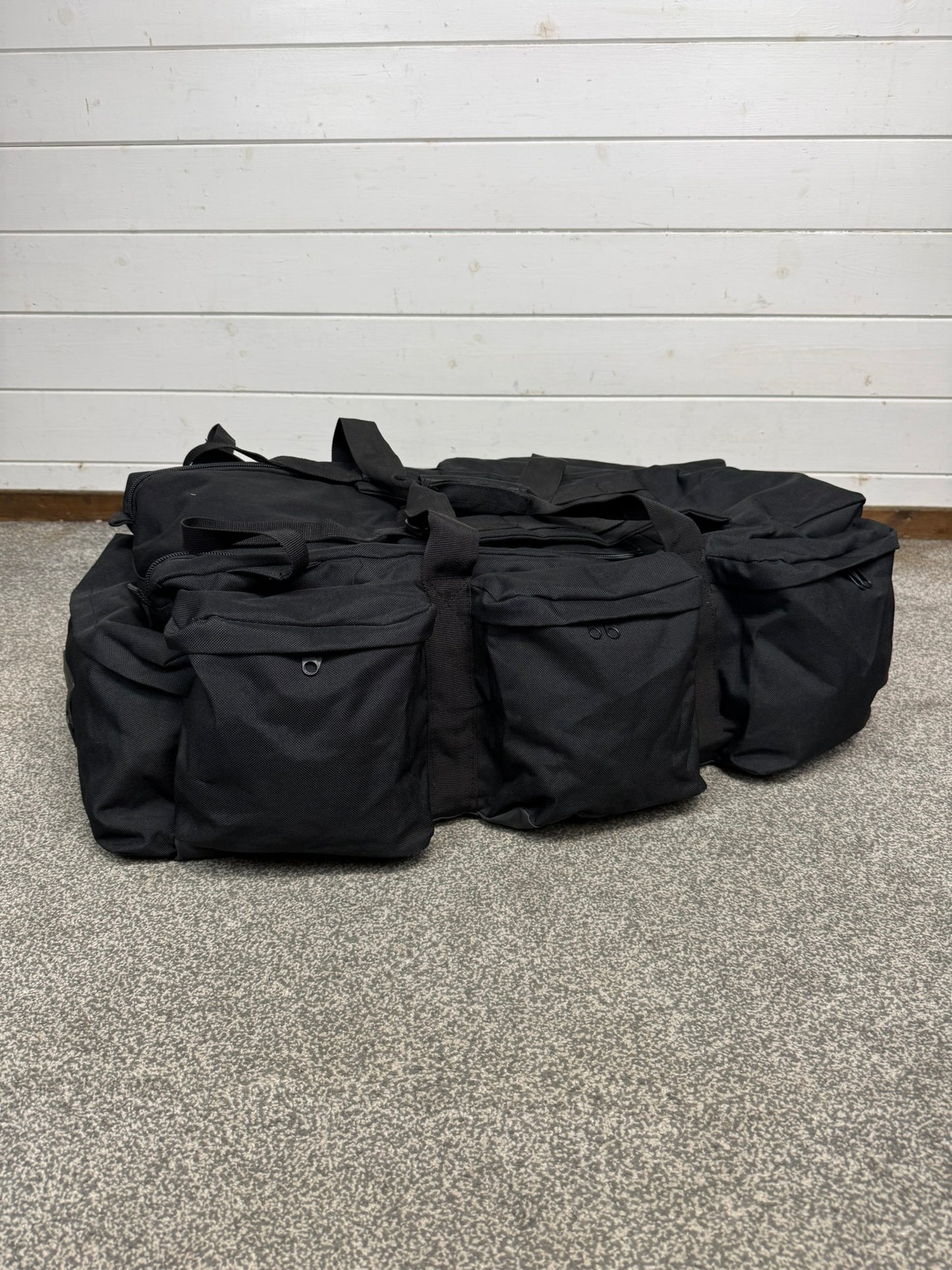 Ex Police Protec PSU Deployment Kit Bag Holdall Rucksack 100L Black Security Travel