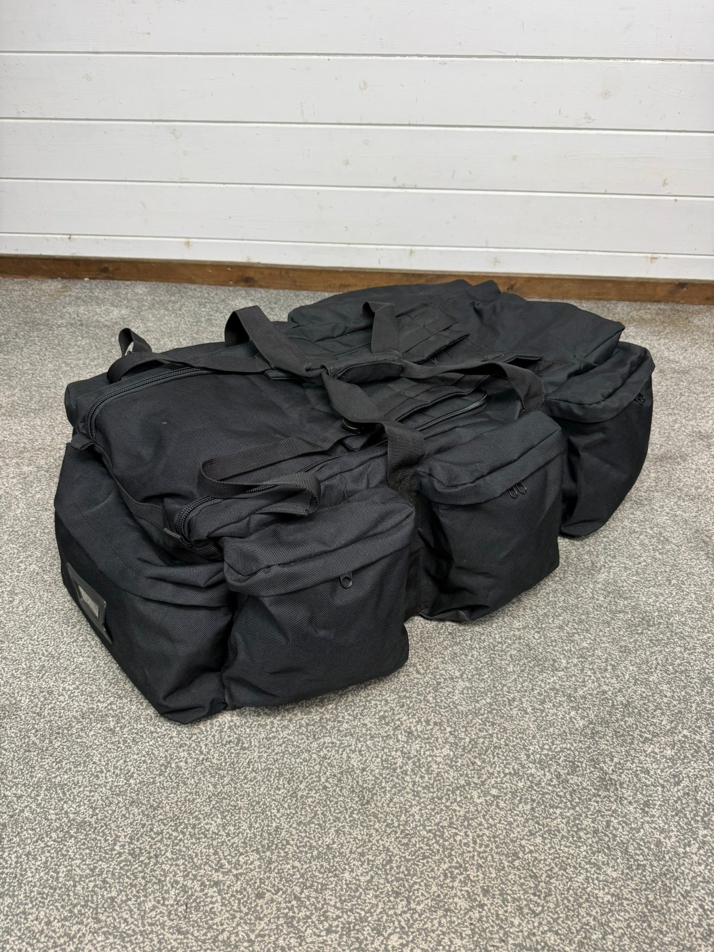 Ex Police Protec PSU Deployment Kit Bag Holdall Rucksack 100L Black Security Travel