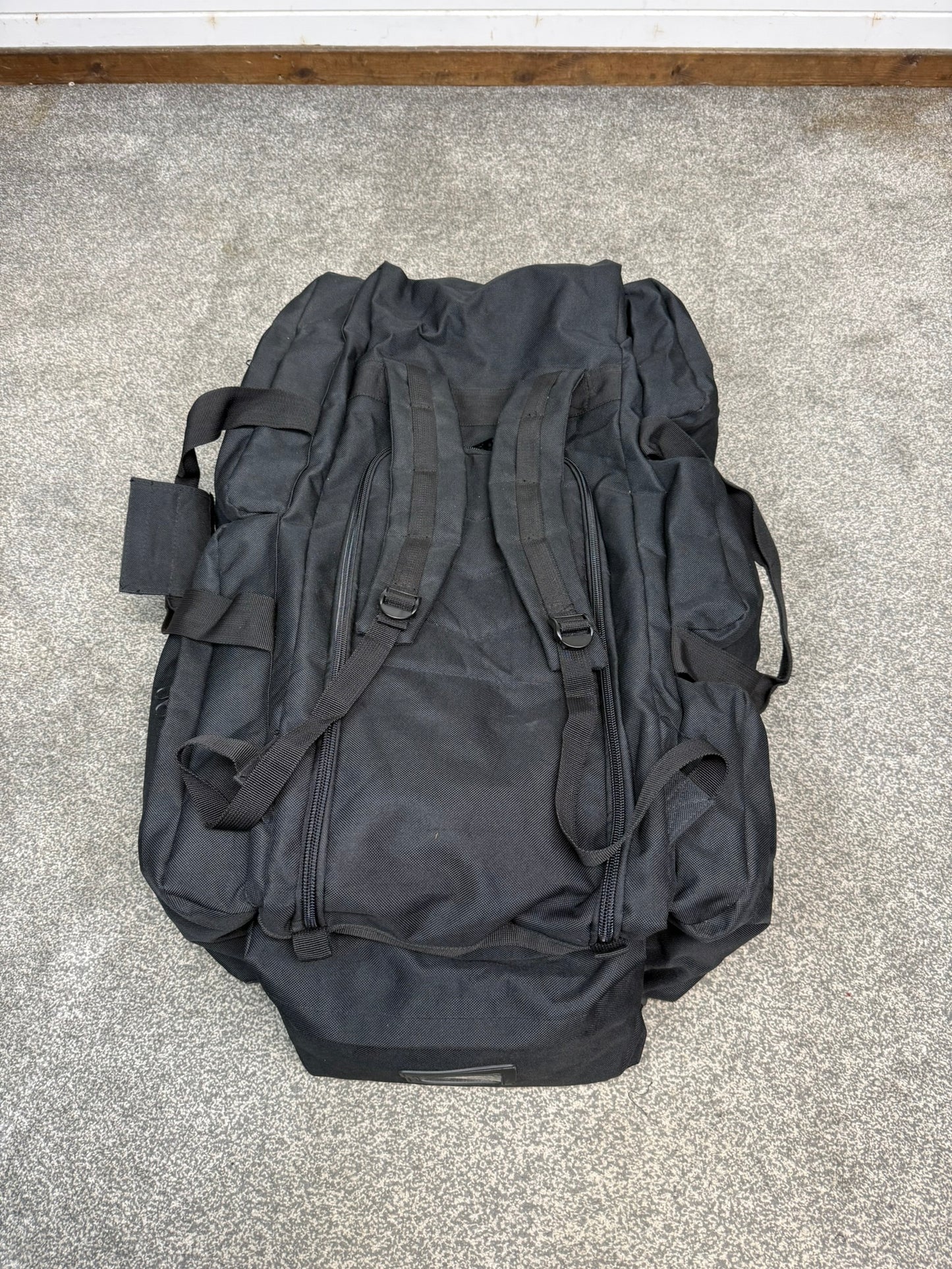 Ex Police Protec PSU Deployment Kit Bag Holdall Rucksack 100L Black Security Travel
