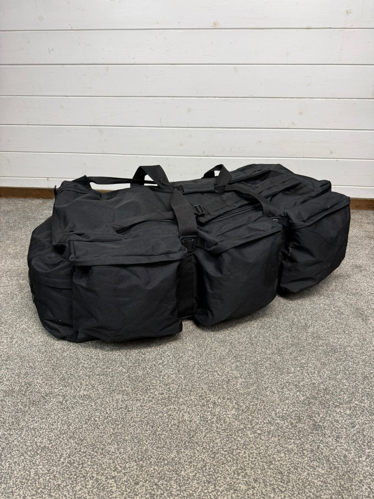 Ex Police Protec PSU Deployment Kit Bag Holdall Rucksack 100L Black Security Travel