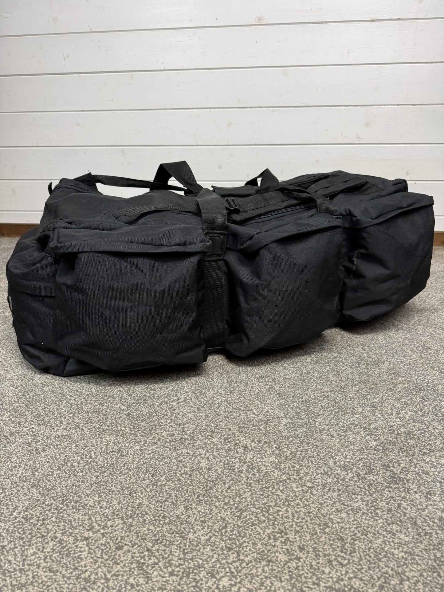 Ex Police Protec PSU Deployment Kit Bag Holdall Rucksack 100L Black Security Travel