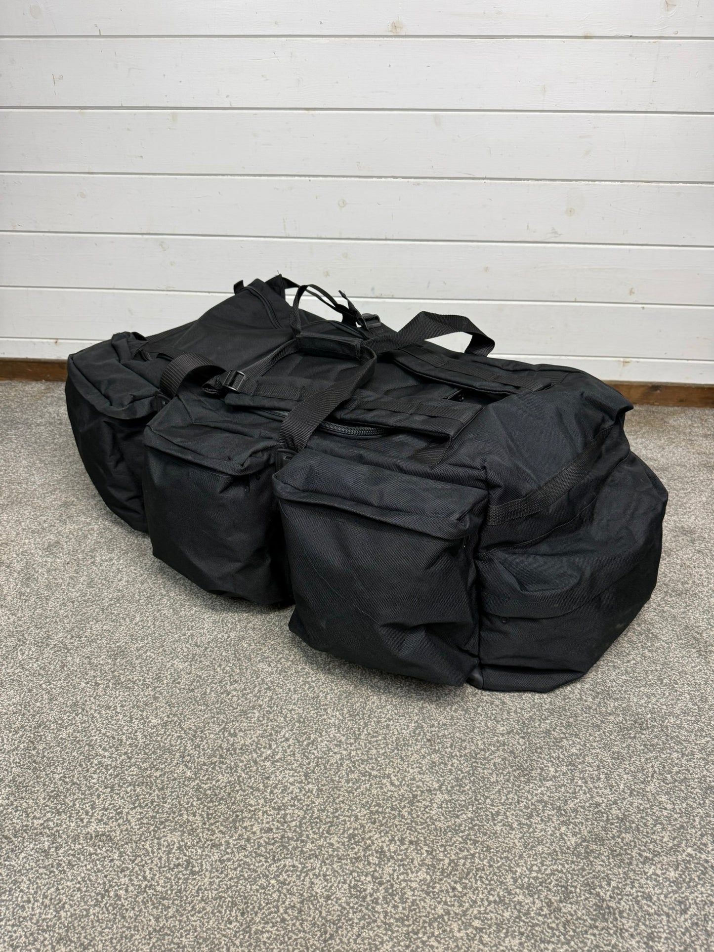 Ex Police Protec PSU Deployment Kit Bag Holdall Rucksack 100L Black Security Travel