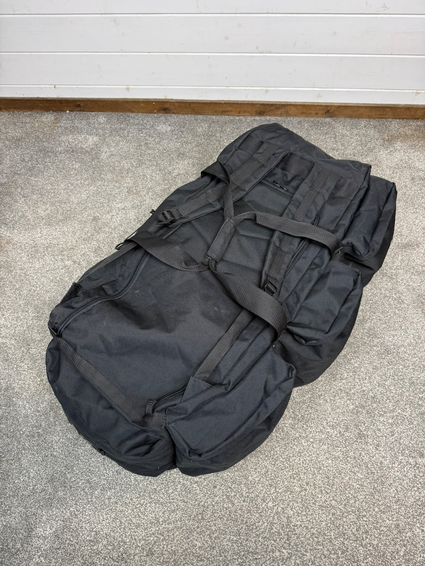 Ex Police Protec PSU Deployment Kit Bag Holdall Rucksack 100L Black Security Travel
