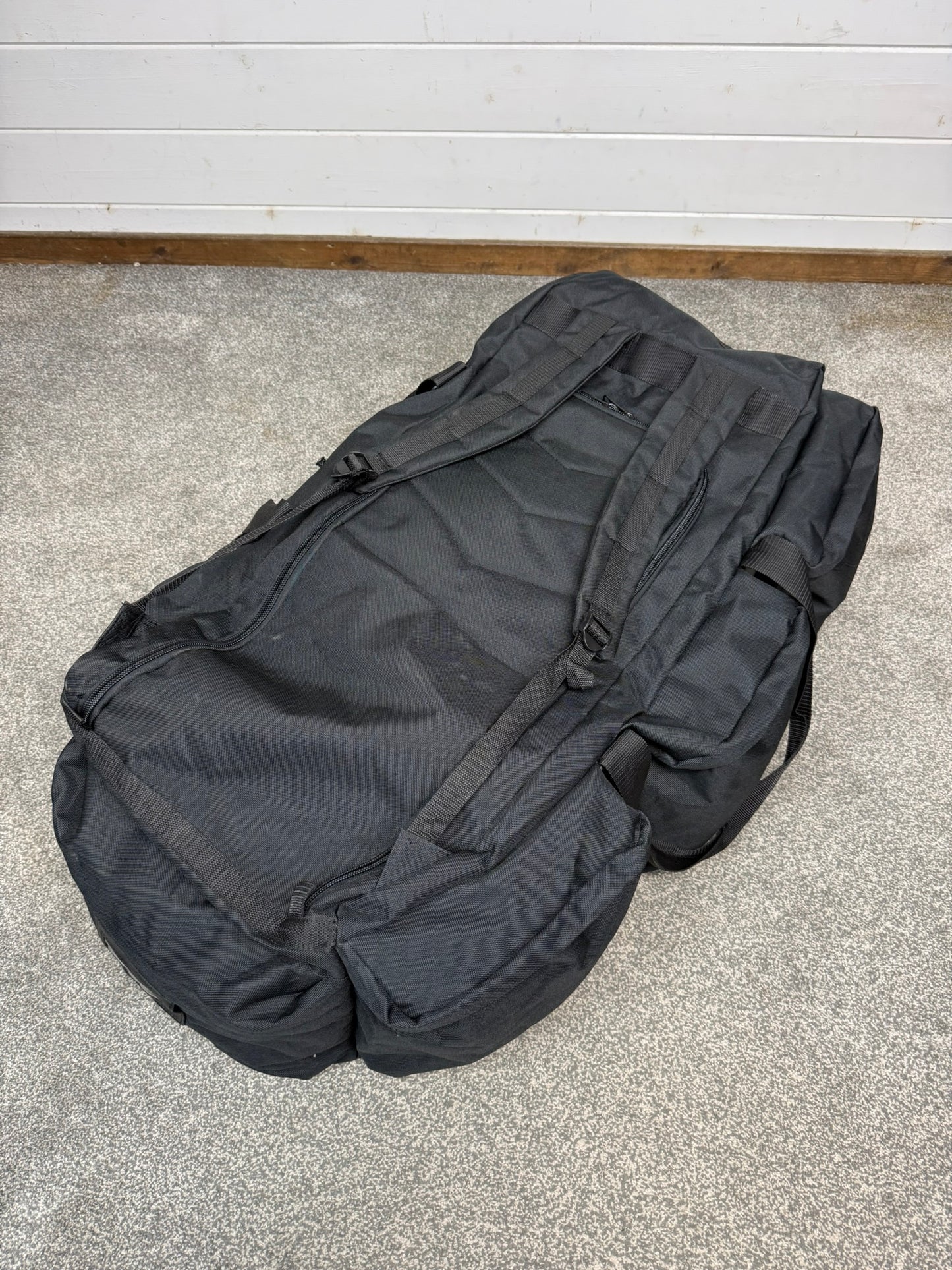 Ex Police Protec PSU Deployment Kit Bag Holdall Rucksack 100L Black Security Travel