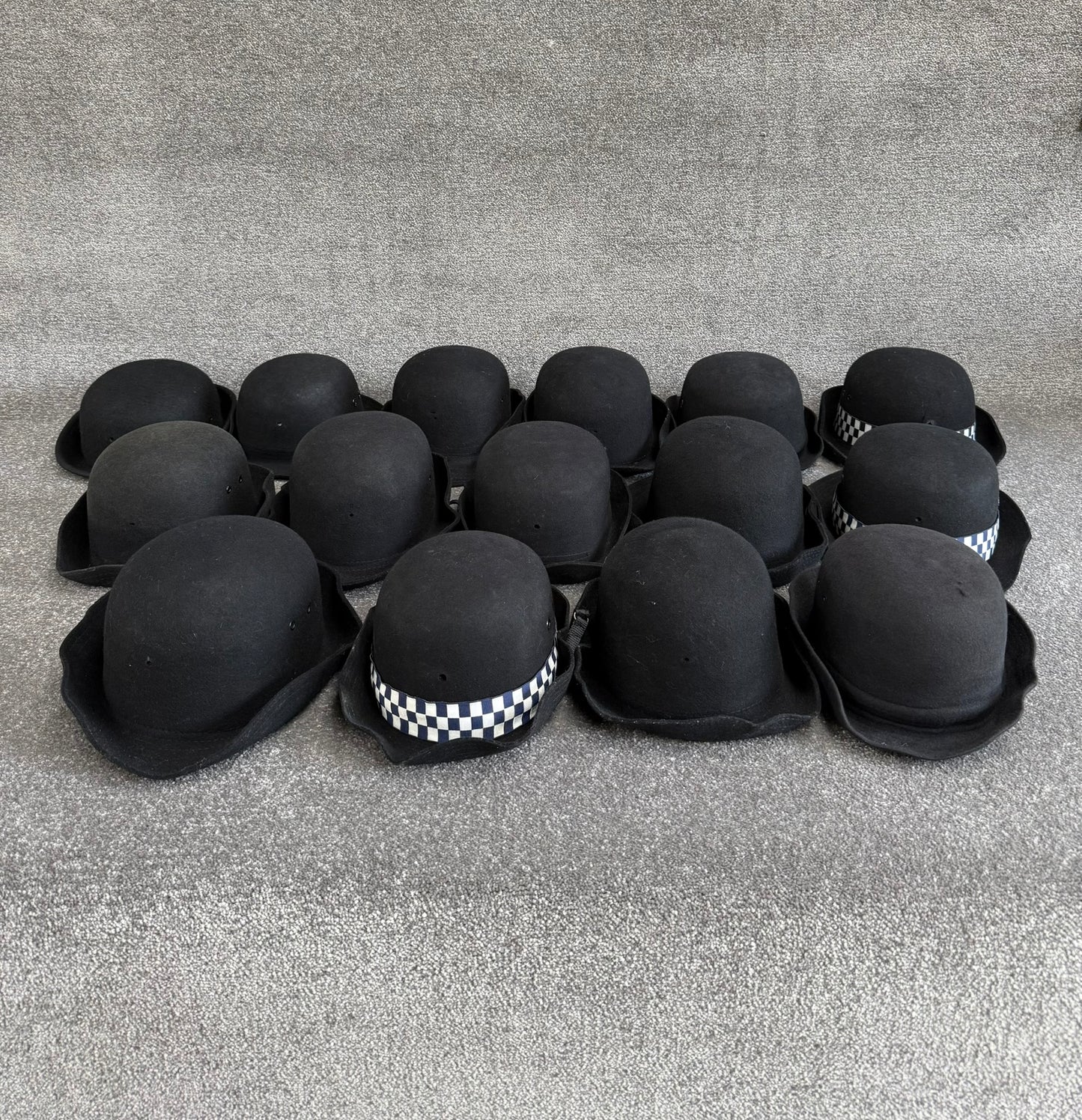Ex Police WPC Bowler Hat Job Lot x15 Theatre Headwear Uniform Film Prop Lot