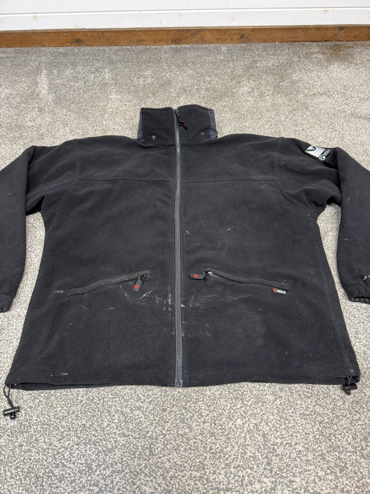 Ex Police Keela Neptune Black Fleece Windproof Waterproof - Large - Grd B