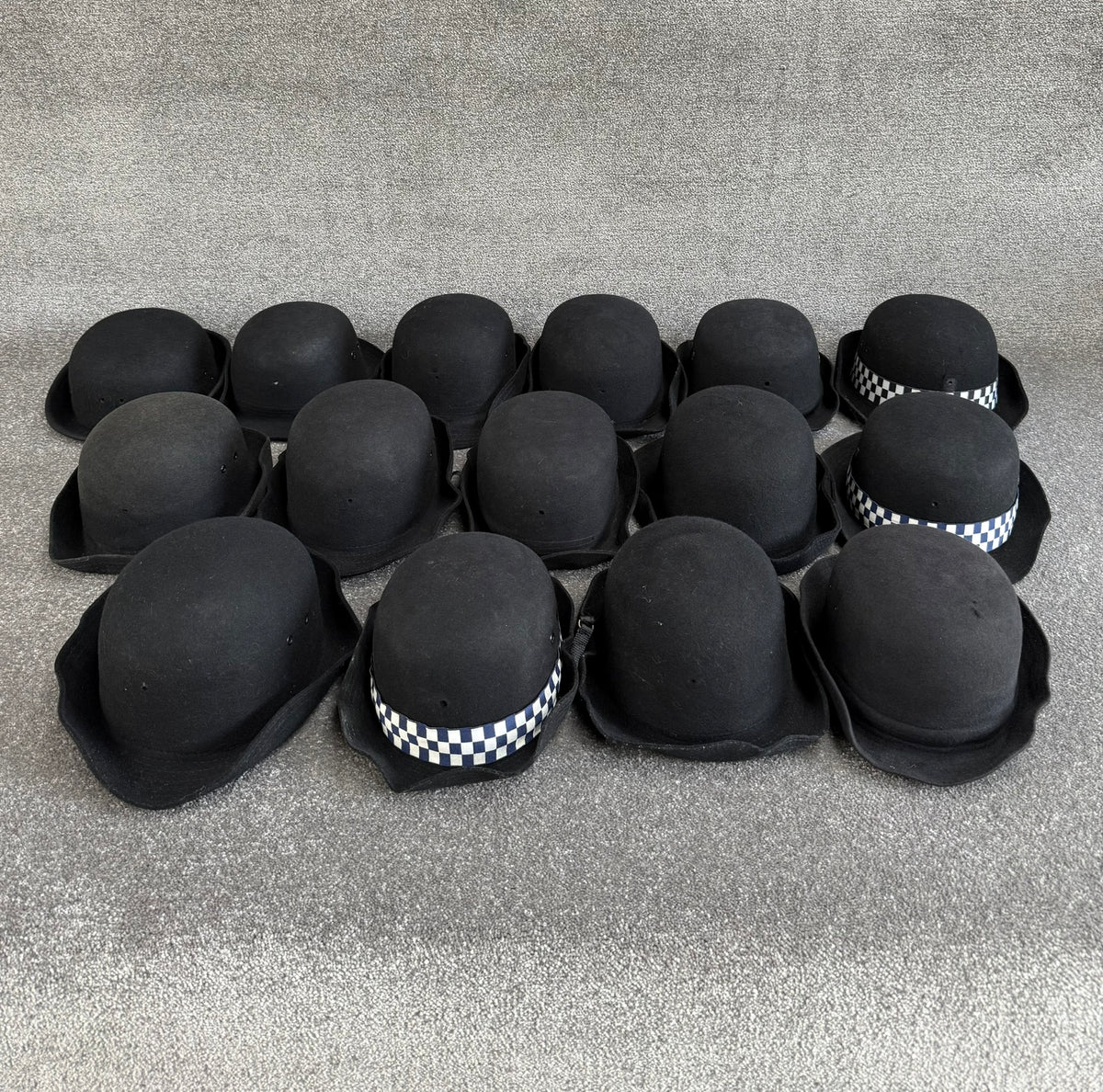 Ex Police WPC Bowler Hat Job Lot x15 Theatre Headwear Uniform Film Prop Lot