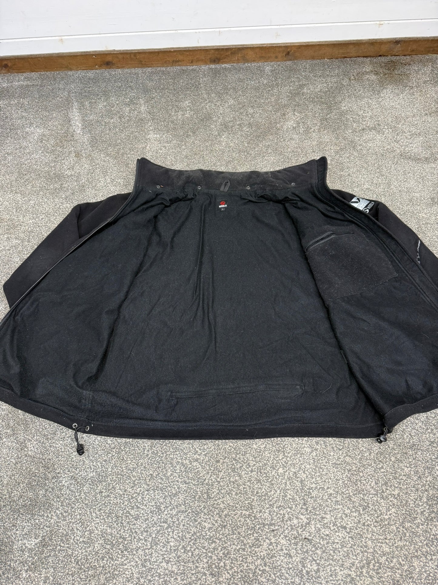 Ex Police Keela Neptune Black Fleece Windproof Waterproof - Large - Grd B