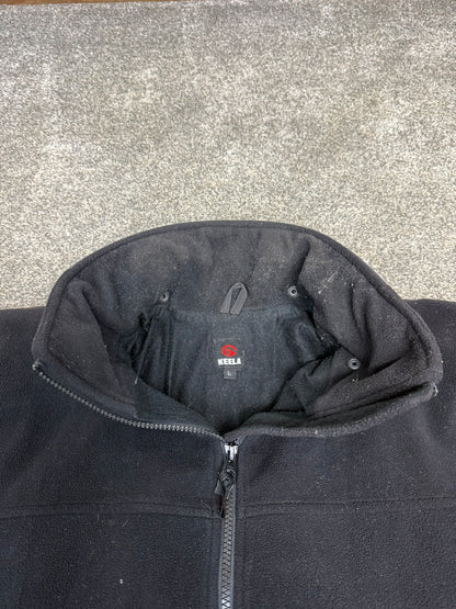 Ex Police Keela Neptune Black Fleece Windproof Waterproof - Large - Grd B