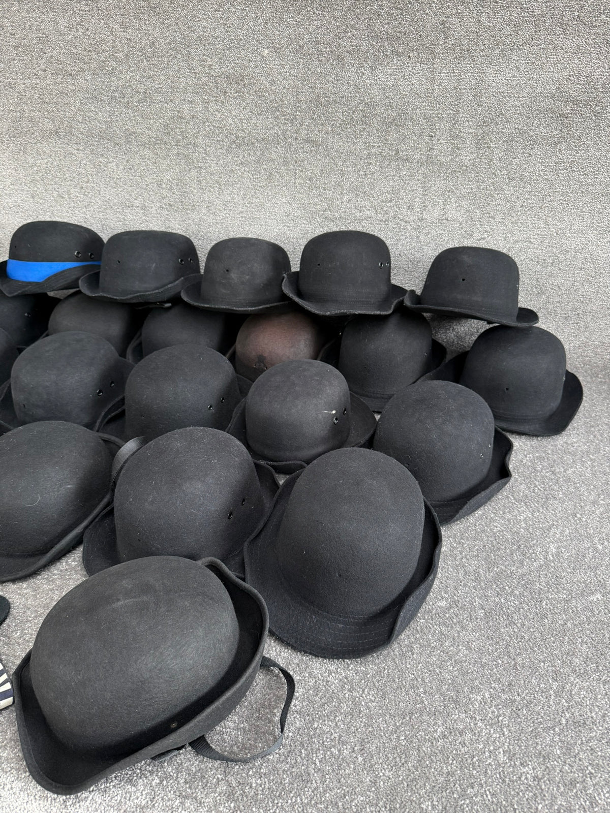 Ex Police WPC Bowler Hat Job Lot x21 Theatre Headwear Uniform Film Prop Lot