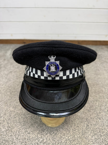 Ex Suffolk Constabulary Inspectors Peak Cap 57cm Film TV Uniform Collector Display