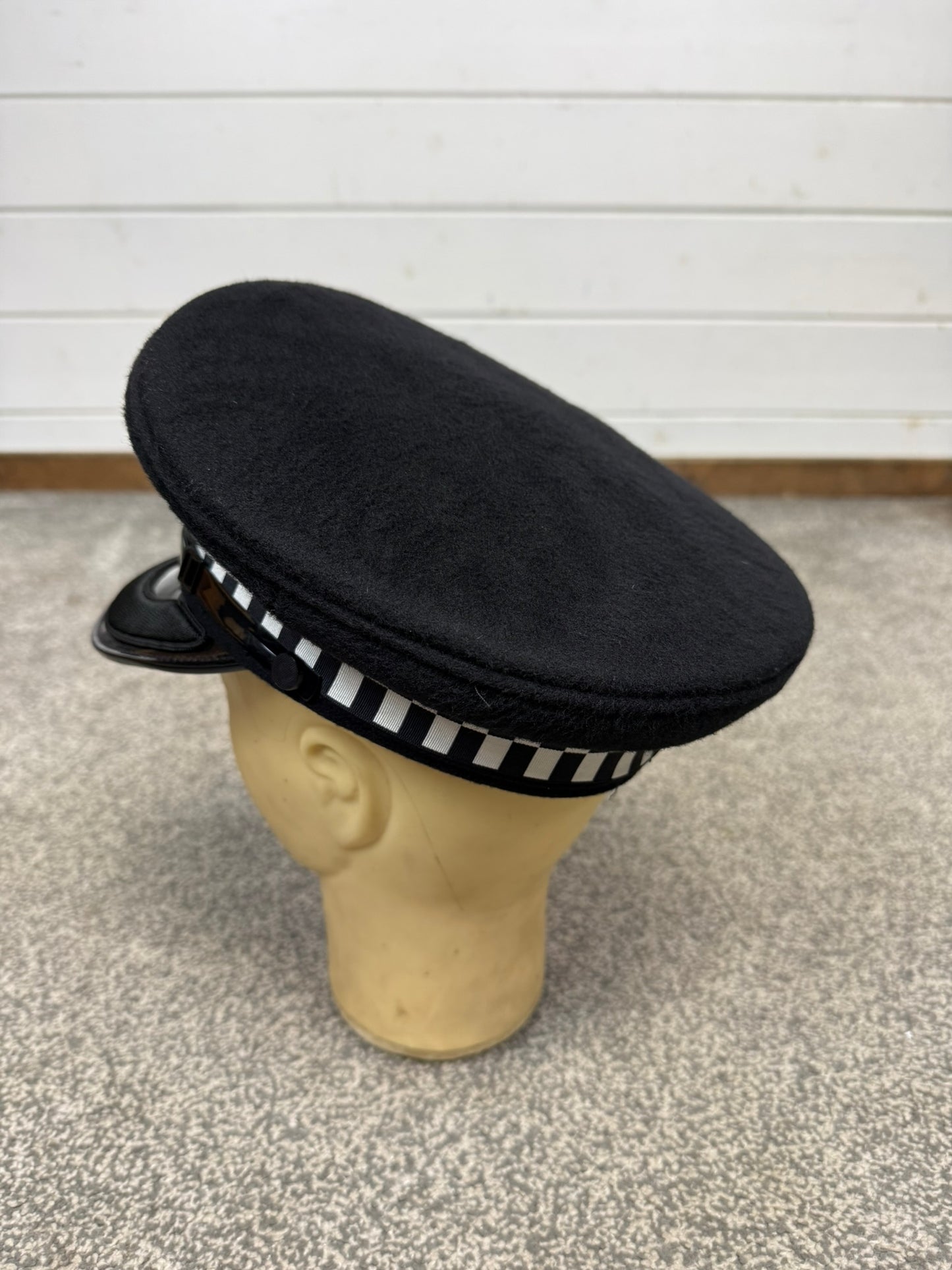 Ex Suffolk Constabulary Inspectors Peak Cap 57cm Film TV Uniform Collector Display