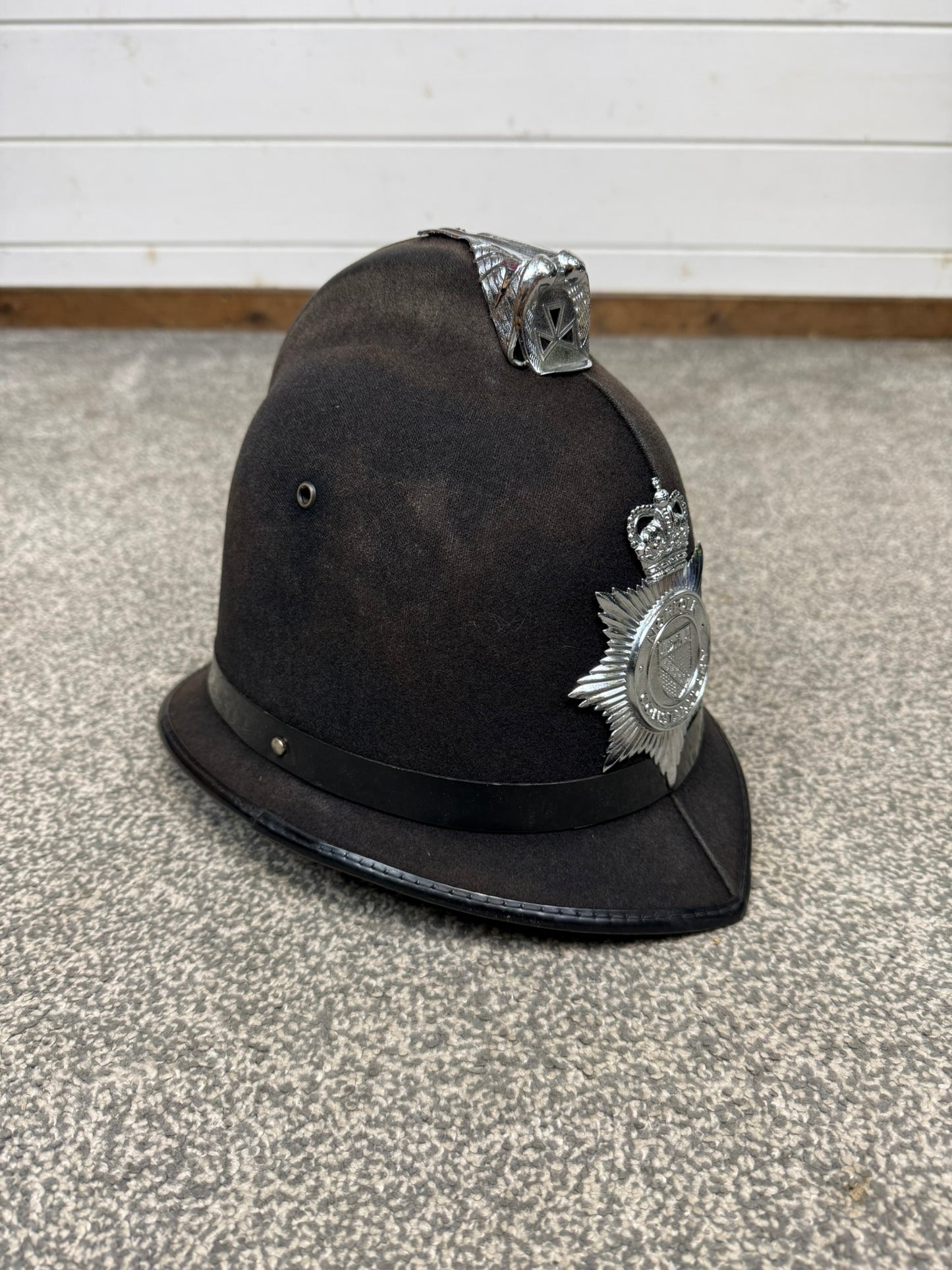 Ex Norfolk Constabulary Coxcomb Police Bobby Helmet 59cm Obsolete Collector