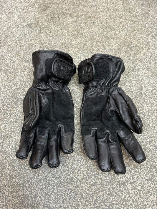 Ex Police MLA Defender Leather Riot Gloves Size 11 Motorcycle Biker Paintball Airsoft Security