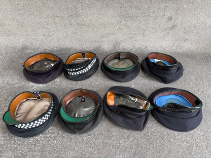 Ex Police Peak Cap Hat Job Lot x8 Theatre Headwear Uniform Film Prop Lot