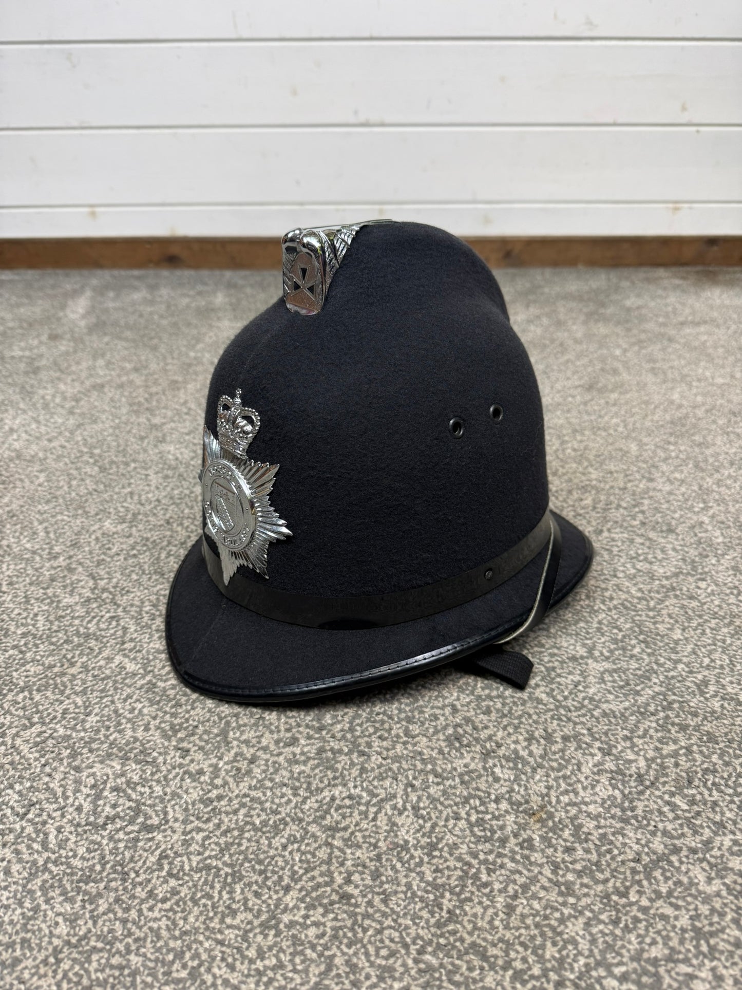 Ex Norfolk Constabulary Police Bobby Helmet 60cm Obsolete Collector
