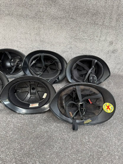 6x Ex Police Bobby Helmet Custodian Helmet Job Lot Film Display Theatre