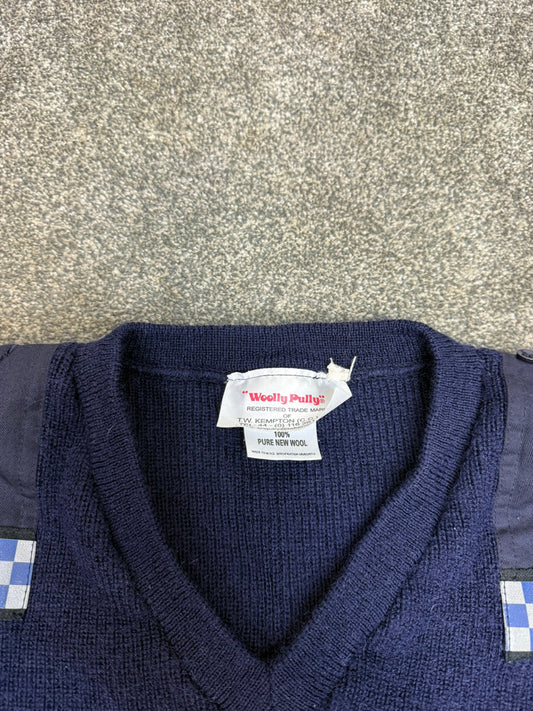 Ex Police Wooly Pully Pullover 100% Wool Commando Jumper Security Farmer Warm