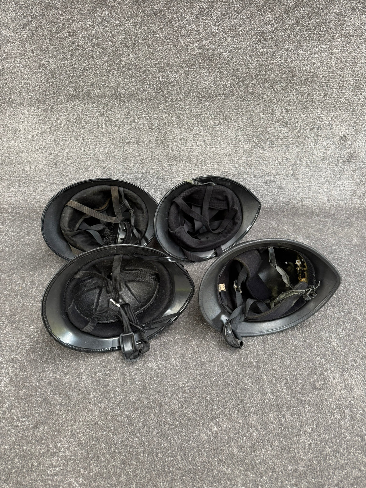 Ex Police Bobby Helmet x4 Custodian Helmet Job Lot Film Display Theatre