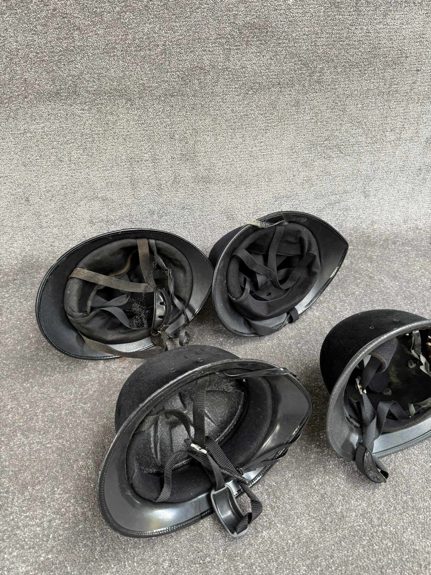 Ex Police Bobby Helmet x4 Custodian Helmet Job Lot Film Display Theatre