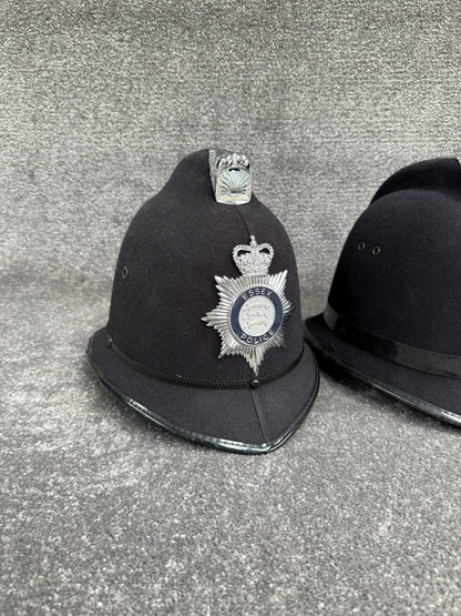 Ex Police Bobby Helmet x3 Custodian Helmet Job Lot Film Display Theatre