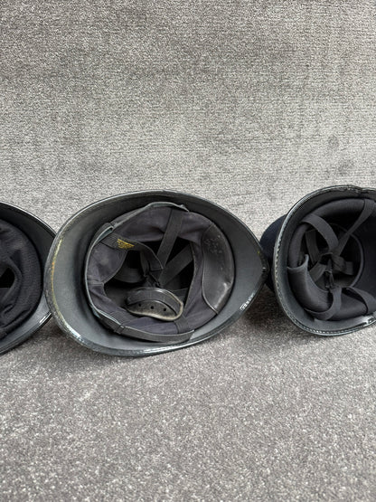 Ex Police Bobby Helmet x3 Custodian Helmet Job Lot Film Display Theatre