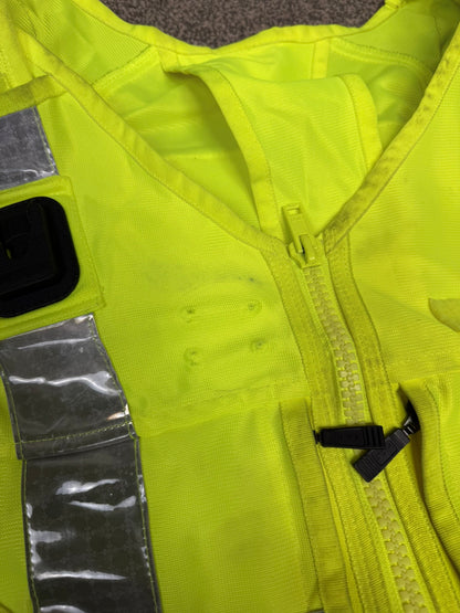 Ex Police Hi Vis Equipment Tac Vest Utility Vest & Pouches Model 774 Patrol SIA Security Grd B
