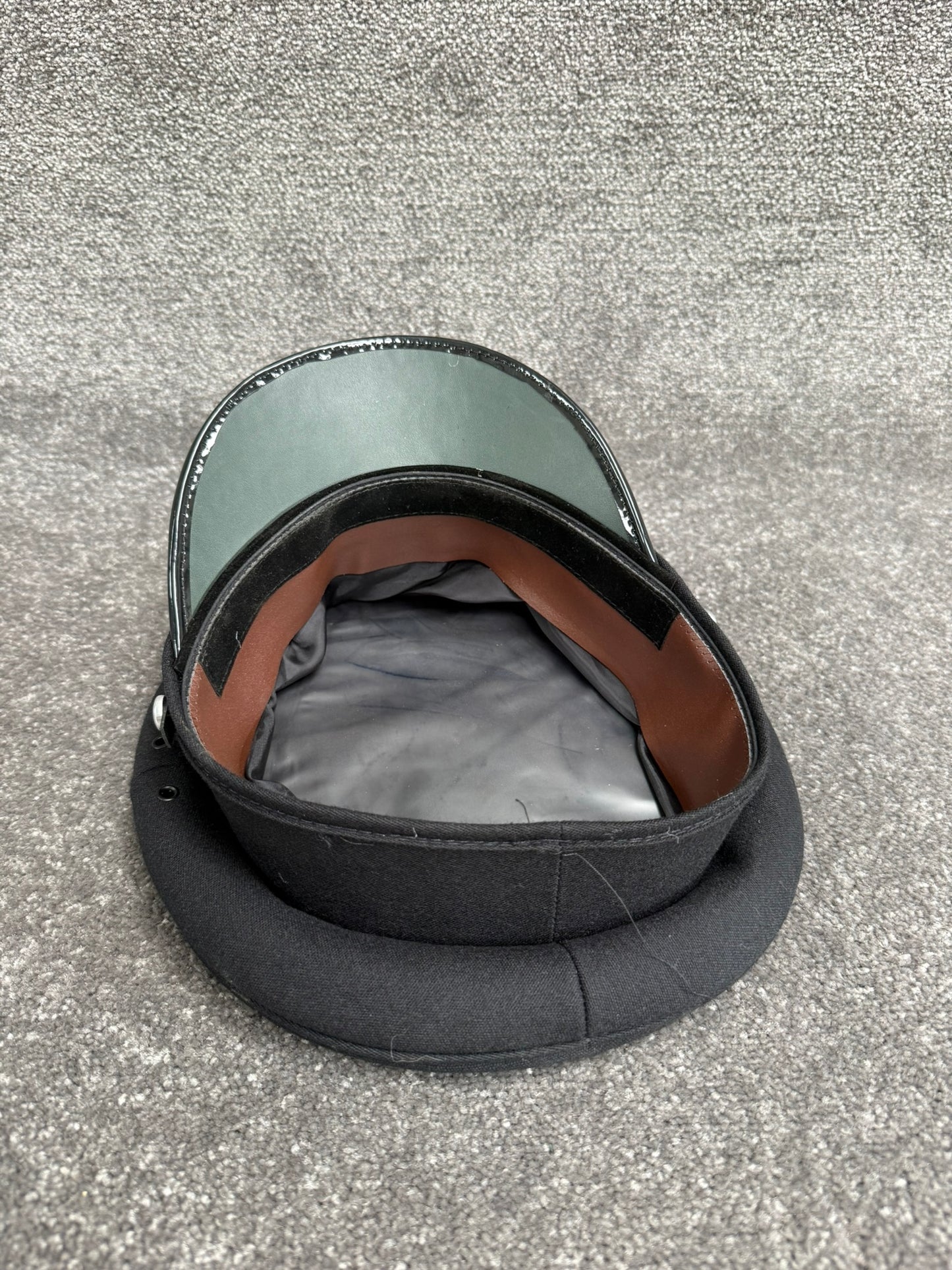 Ex Essex Police Chief Superintendent Peak Cap 57cm Silver Braid Film TV Collector Display