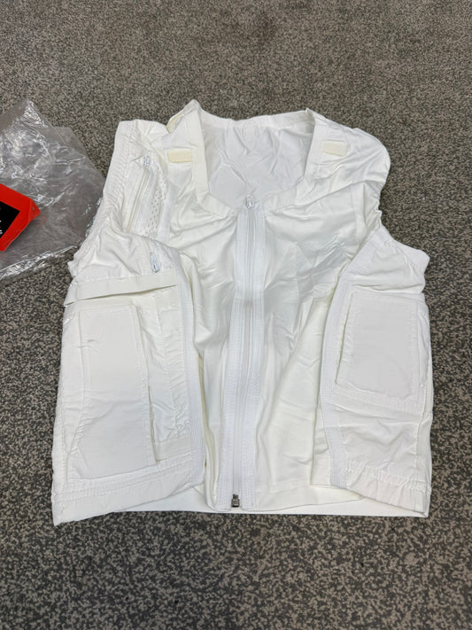 Sonic Covert White Radio Vest Harness Sepura Delta Ex Police Security Comms