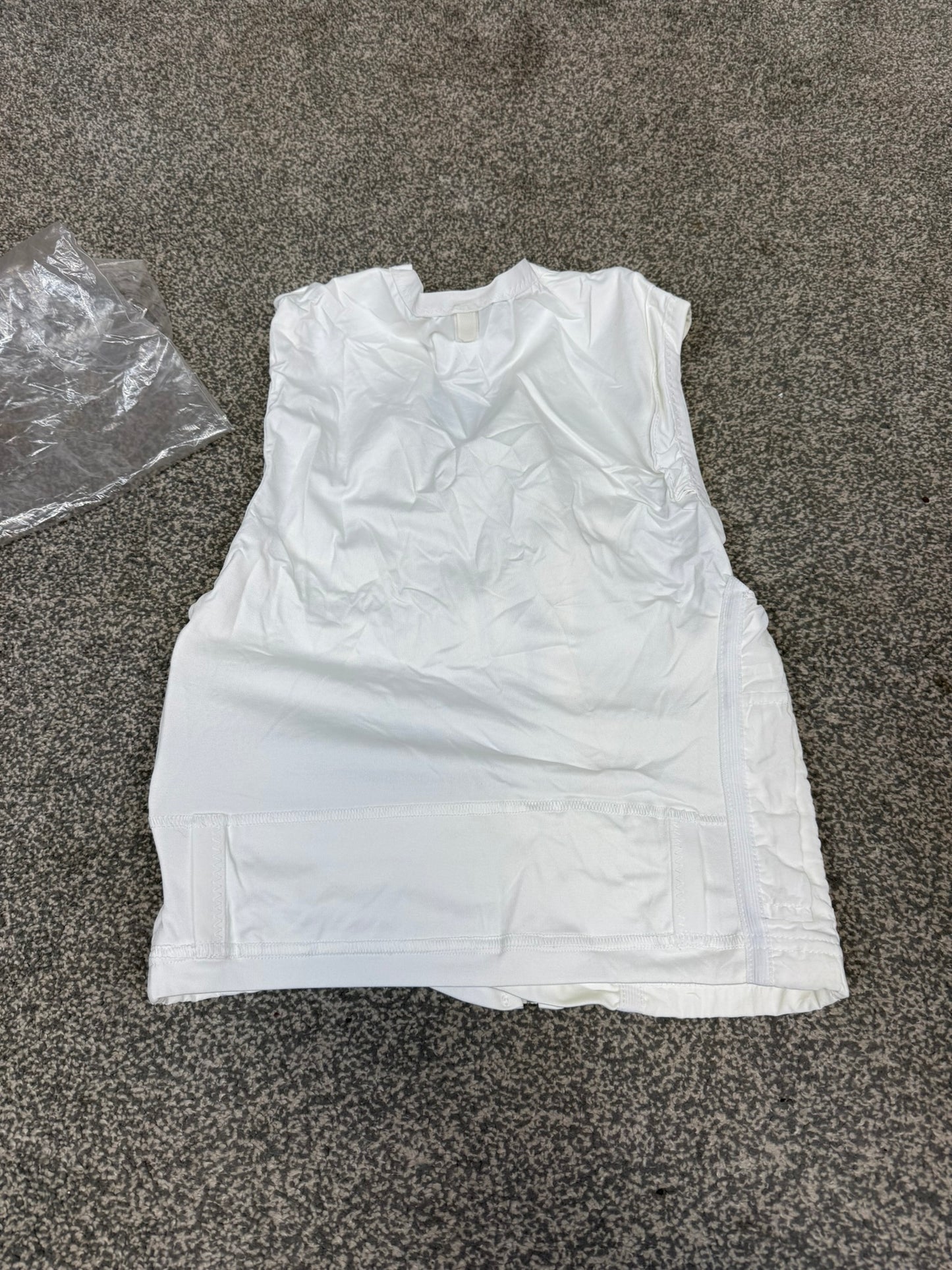 Sonic Covert White Radio Vest Harness Sepura Delta Ex Police Security Comms