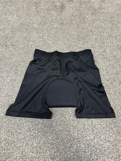 Ex Police KIT Padded Black Cycling Shorts - Large